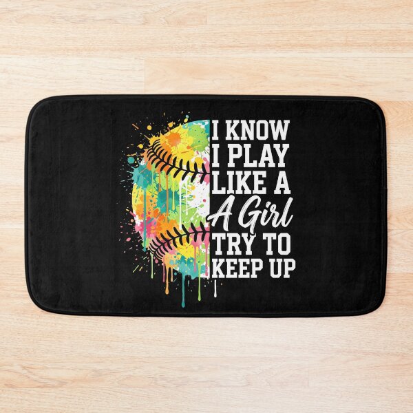 Item preview, Play Like A Girl Softball Tache de Peinture Splash designed and sold by MizoX7.