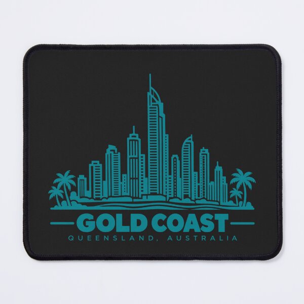 Item preview, Gold Coast Queensland Australia Line Art Coastline Poster designed and sold by CMYKStudio.