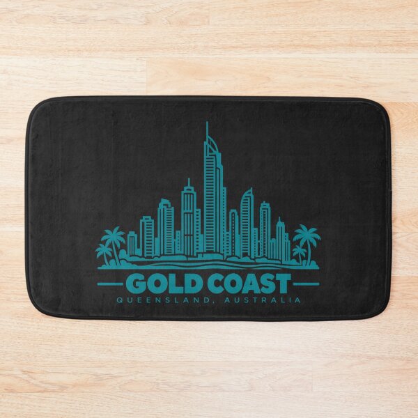 Item preview, Gold Coast Queensland Australia Line Art Coastline Poster designed and sold by CMYKStudio.