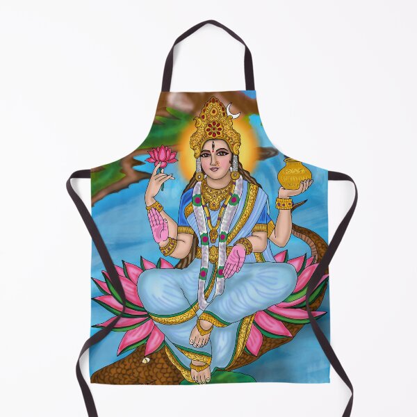 Item preview, Goddess Ganga Digital Drawing | Hindu River Goddess Spiritual Artwork designed and sold by Harshit_Digital_Arts.