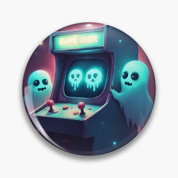 Item preview, 8-Bit Ghost Arcade - Insert Candy To Continue designed and sold by soin10s-designs.