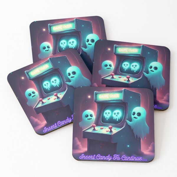 Item preview, 8-Bit Ghost Arcade - Insert Candy To Continue designed and sold by soin10s-designs.