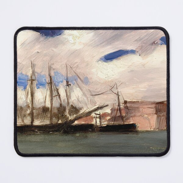 Item preview, White clouds the old port of marseille 1918 designed and sold by VeilOfPigments.