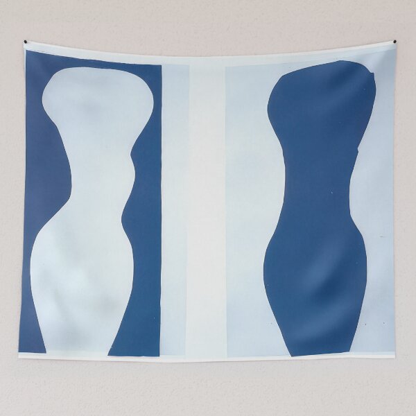 Item preview, White torso and blue torso 1944 designed and sold by VeilOfPigments.