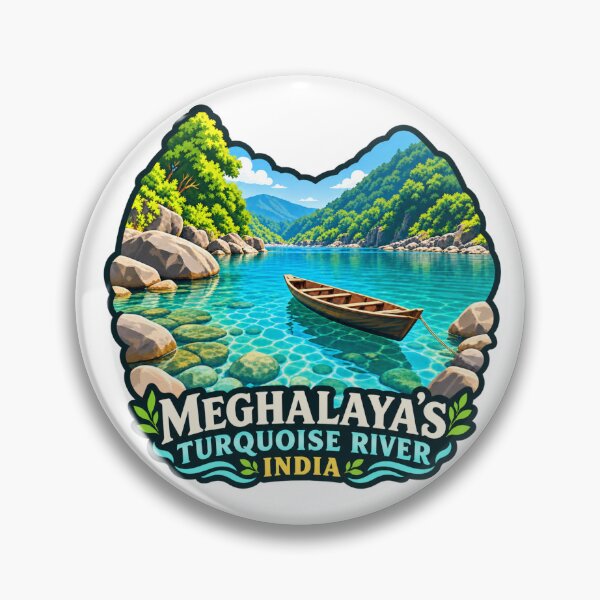 Item preview, Meghalaya Turquoise River, India designed and sold by Myra365Art.