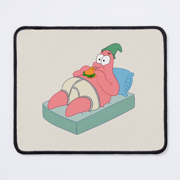 Item preview, Patrick Star Eating Burger designed and sold by thatskawaii.