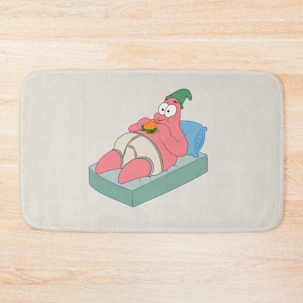 Item preview, Patrick Star Eating Burger  designed and sold by thatskawaii.