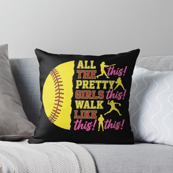 Item preview, All The Pretty Girls Walk Like This Softball Pitcher designed and sold by MizoX7.