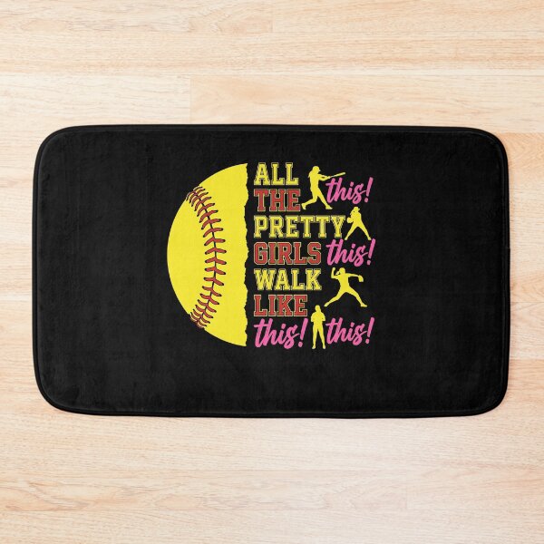 Item preview, All The Pretty Girls Walk Like This Softball Pitcher designed and sold by MizoX7.
