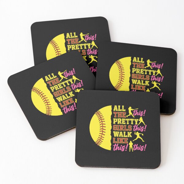 Item preview, All The Pretty Girls Walk Like This Softball Pitcher designed and sold by MizoX7.