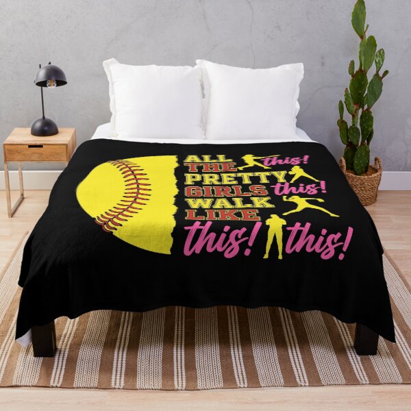 Item preview, All The Pretty Girls Walk Like This Softball Pitcher designed and sold by MizoX7.