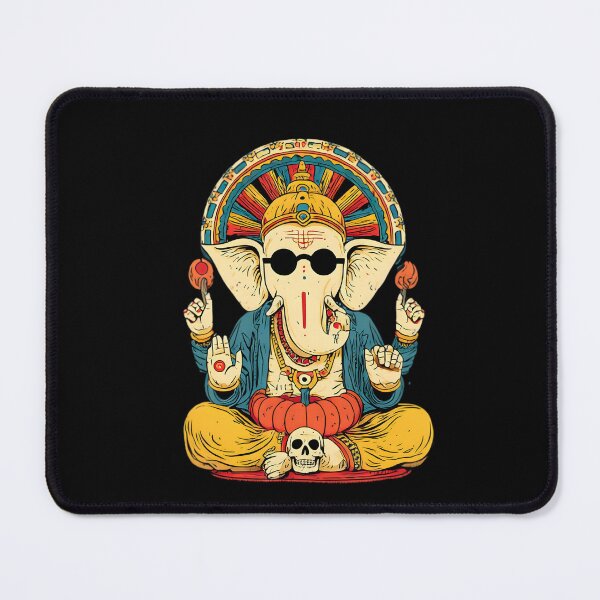 Item preview, Cool Elephant Halloween Circular Halo Blessing Skull Throne Pop Art designed and sold by PANNARUK THAILAND.