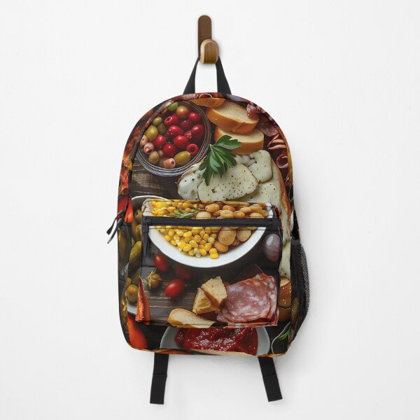 Item preview, Gastronomic Fiesta Feast Food Print designed and sold by Smart Art 42.