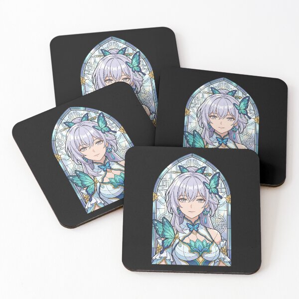 Item preview, Yao Guang Honkai Star Rail Butterfly Lotus Stained Glass designed and sold by mildaclairmo.