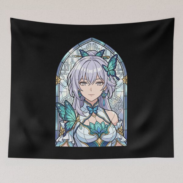 Item preview, Yao Guang Honkai Star Rail Butterfly Lotus Stained Glass designed and sold by mildaclairmo.