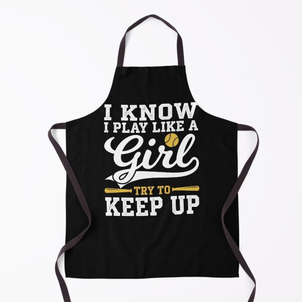 Item preview, Play Like A Girl Try To Keep Up Softball Humour designed and sold by MizoX7.