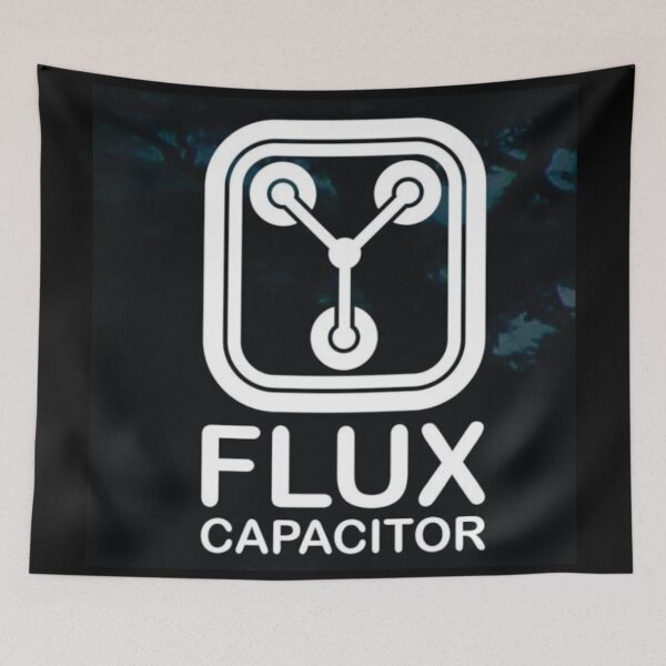 Item preview, Back To The Future Vintage Flux Capacitor Movie Poster Art Car Sticker Bumper Tee designed and sold by Cool Robot Bro..