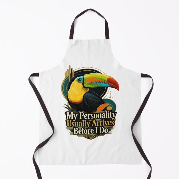 Item preview, Keel-billed Toucan My Personality Usually Arrives Before I Do designed and sold by Max Store.