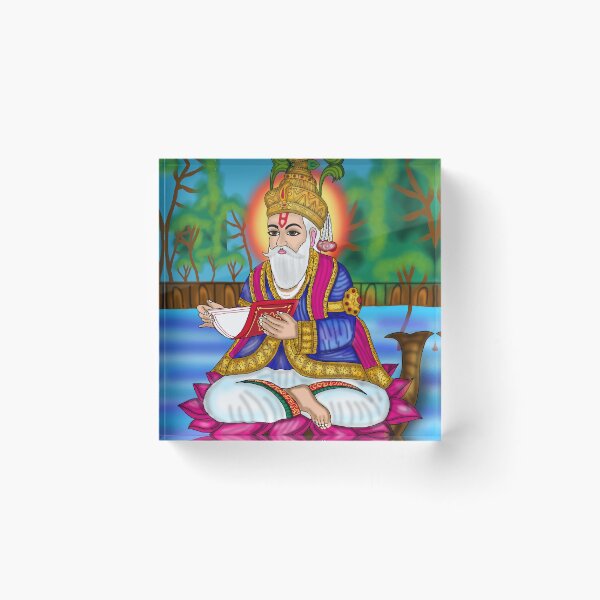 Item preview, Lord Jhulelal Digital Drawing | Hindu Sindhi Deity Spiritual Artwork designed and sold by Harshit_Digital_Arts.