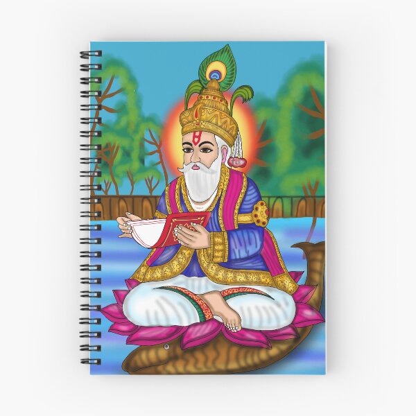 Item preview, Lord Jhulelal Digital Drawing | Hindu Sindhi Deity Spiritual Artwork designed and sold by Harshit_Digital_Arts.