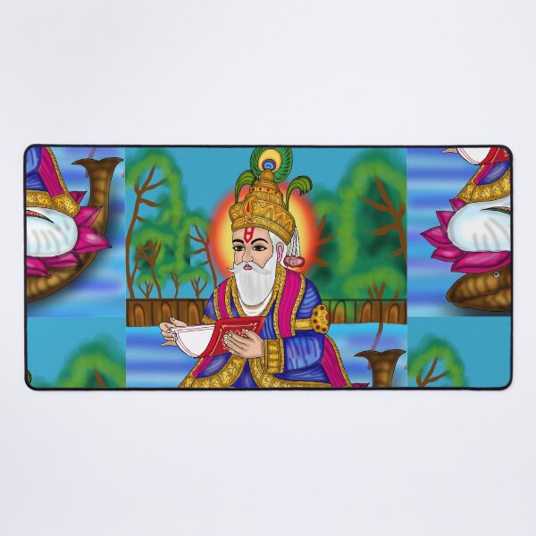 Item preview, Lord Jhulelal Digital Drawing | Hindu Sindhi Deity Spiritual Artwork designed and sold by Harshit_Digital_Arts.