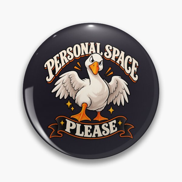 Item preview, Personal Space Please Angry Goose designed and sold by ImagenFusionP.