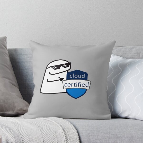 Aperçu de l'œuvre Conception certifiée cloud | Badge Microsoft Azure | Autocollant | Stickers technologiques | Pin's | Mème | Chat créée et vendue par I am Certified Designs.
