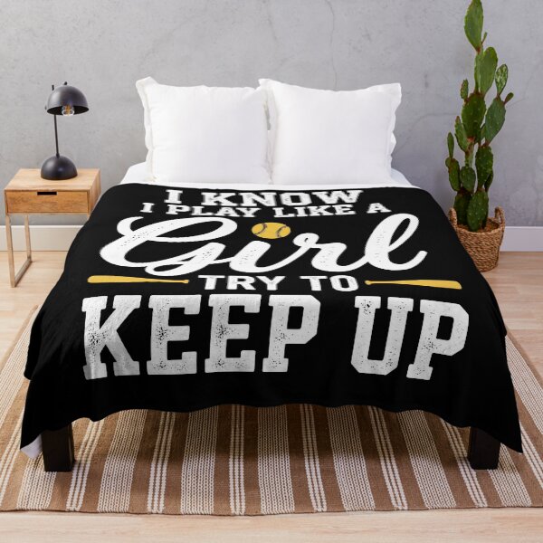 Item preview, I Know I Play Like A Girl Softball Citation Motivation designed and sold by MizoX7.