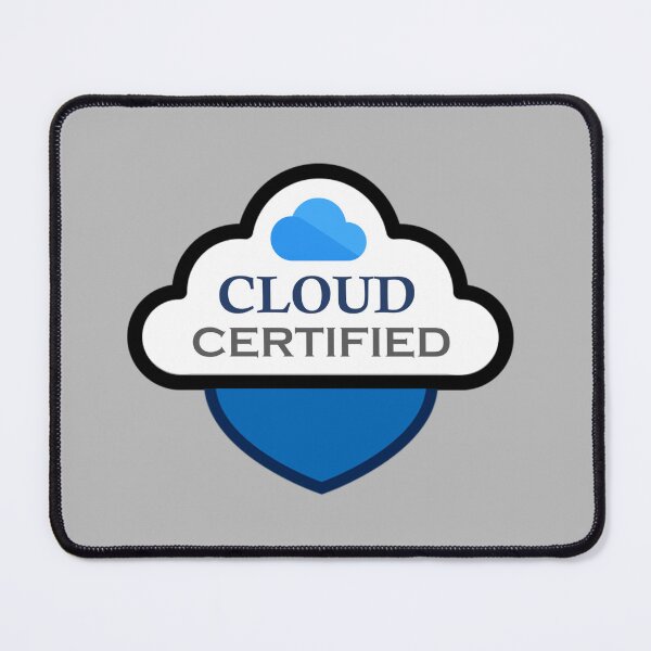 Item preview, Cloud Certified Badge Design | Microsoft Azure colors | Stickers, T-Shirts, Mugs, Backpacks, Pins, Notebooks & More designed and sold by I am Certified Designs.