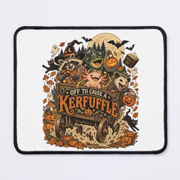 Item preview, Cute Halloween Animals Kerfuffle – Vintage Spooky Woodland Creature Design designed and sold by xghambo.