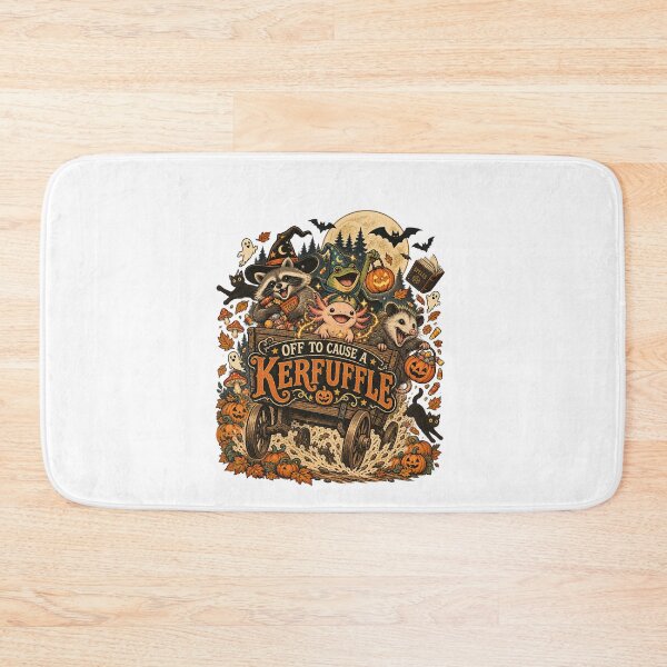 Item preview, Cute Halloween Animals Kerfuffle – Vintage Spooky Woodland Creature Design designed and sold by xghambo.