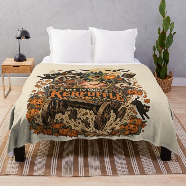 Item preview, Cute Halloween Animals Kerfuffle – Vintage Spooky Woodland Creature Design designed and sold by xghambo.