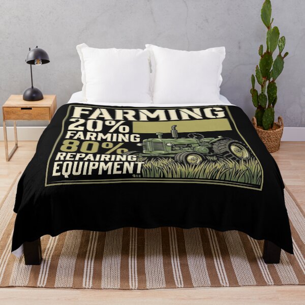 Item preview, Farming 80 Percent Repairing Tracteur Humour Agricole designed and sold by MizoX7.