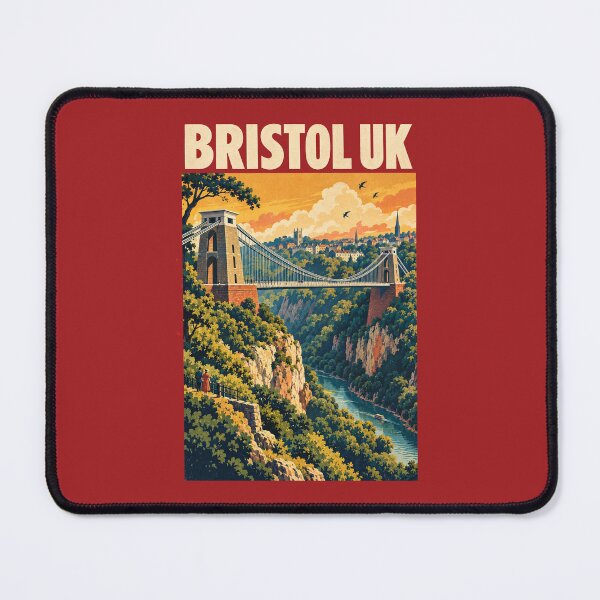 Item preview, Bristol Travel Poster Vintage Retro Art designed and sold by windmildesigner.
