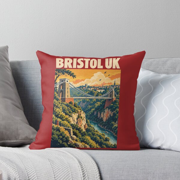 Item preview, Bristol Travel Poster Vintage Retro Art designed and sold by windmildesigner.