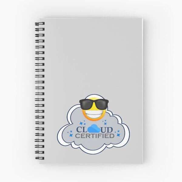 Item preview, Cloud Certified Emoji Design | Microsoft Azure colors | Stickers, T-Shirts, Mugs, Backpacks, Pins, Notebooks & More designed and sold by I am Certified Designs.