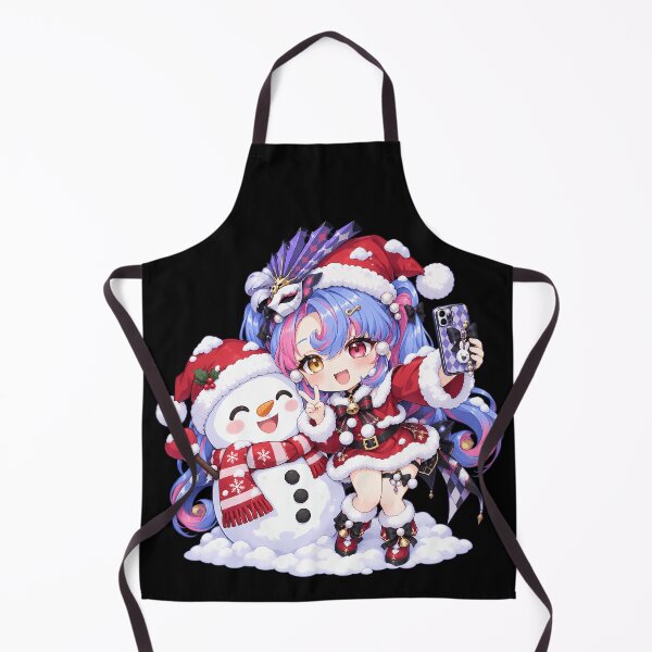 Item preview, Roccia Wuthering Waves Christmas Chibi Snowman Selfie designed and sold by mildaclairmo.