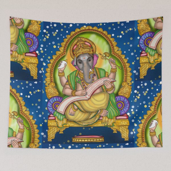 Item preview, Lord Ganesha Digital Drawing | Hindu Elephant God Spiritual Artwork designed and sold by Harshit_Digital_Arts.