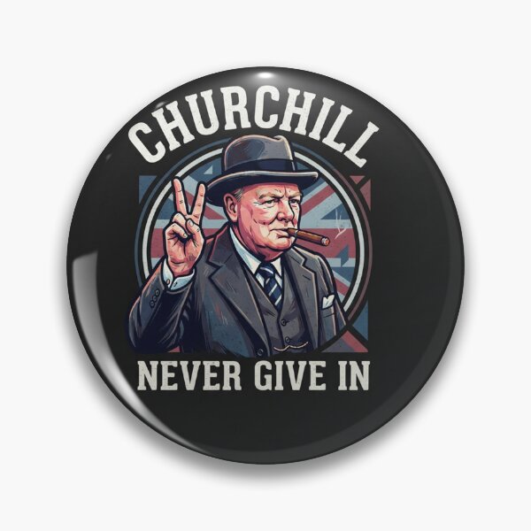 Item preview, Inspiring Winston Churchill Never Give In Quote designed and sold by Owcomm.