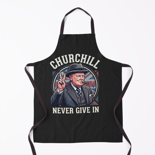 Item preview, Inspiring Winston Churchill Never Give In Quote designed and sold by Owcomm.