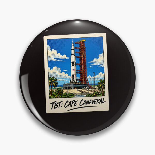 Item preview, TBT: Cape Canaveral Saturn V – Vintage Polaroid Pop Art designed and sold by ByJeffro.