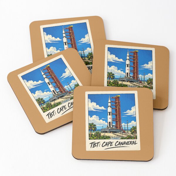 Item preview, TBT: Cape Canaveral Saturn V – Vintage Polaroid Pop Art designed and sold by ByJeffro.