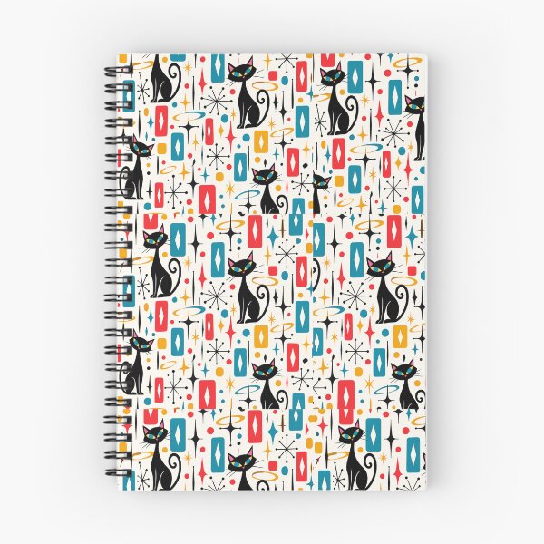 Item preview, Mid Century Cat | Retro Modern Feline Art | Vintage 60s Inspired Design designed and sold by flowerpower999.