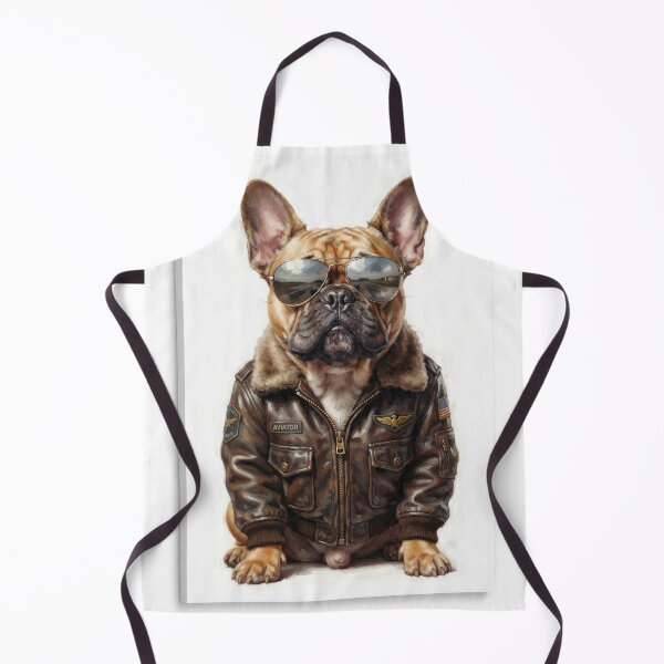 Item preview, Cool French Bulldog Aviator Pilot Canvas Art designed and sold by Rahat3344.