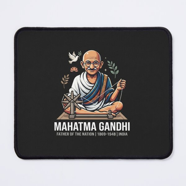 Item preview, Mahatma Gandhi Father Of The Nation Peace Illustration designed and sold by Owcomm.