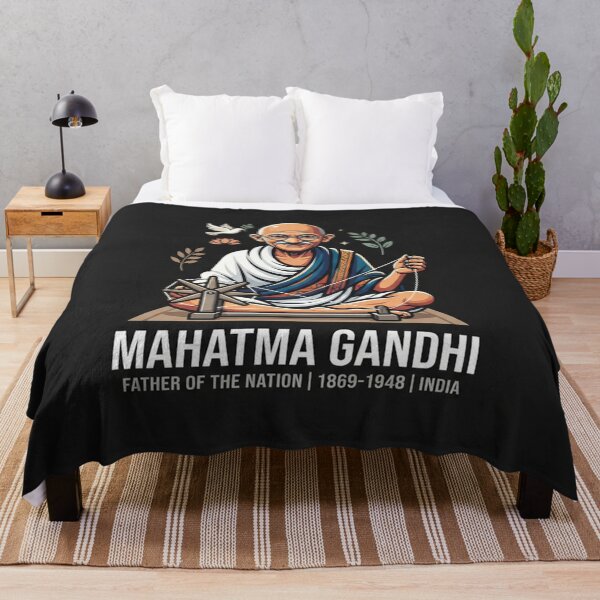 Item preview, Mahatma Gandhi Father Of The Nation Peace Illustration    designed and sold by Owcomm.
