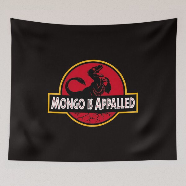 Item preview, Mongo Is Appalled Dinosaur Raptor Movie Parody designed and sold by Lagoart.