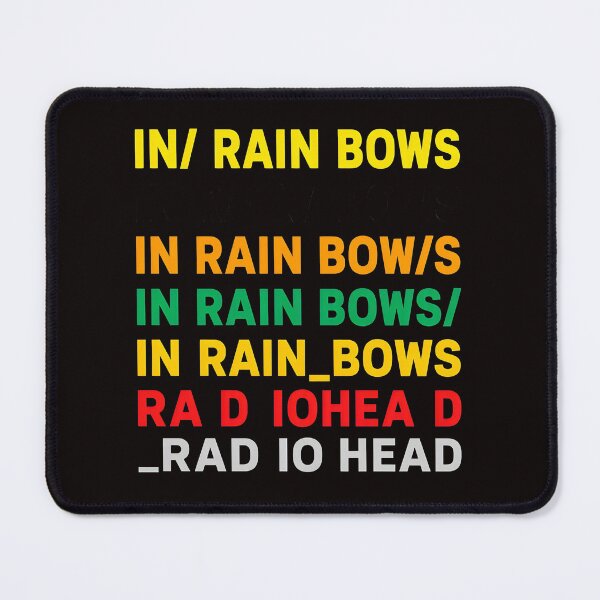 Item preview, In Rain Bows Typographic Wordplay designed and sold by Lagoart.