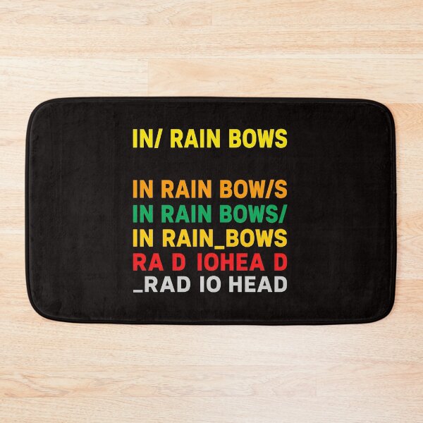 Item preview, In Rain Bows Typographic Wordplay  designed and sold by Lagoart.