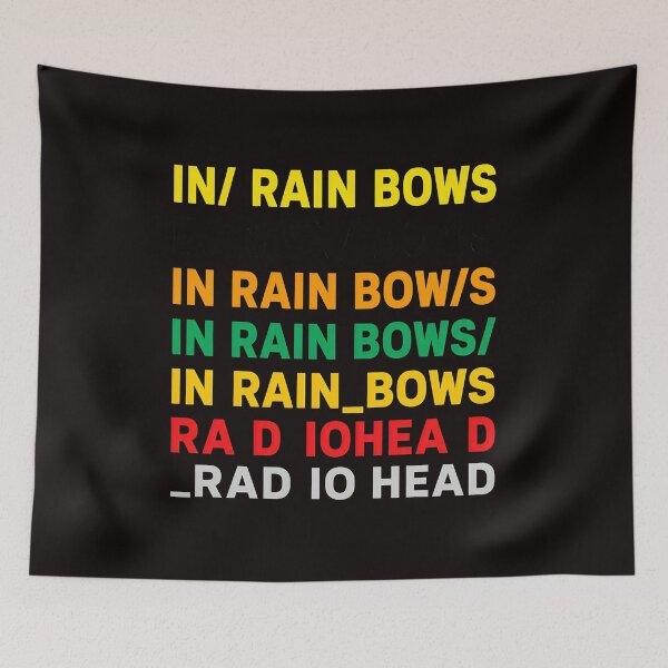 Item preview, In Rain Bows Typographic Wordplay  designed and sold by Lagoart.